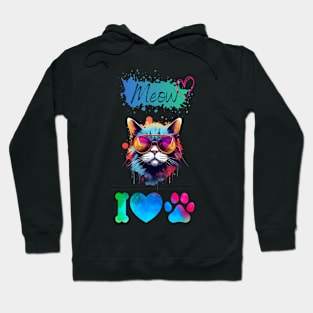 cool meow Hoodie